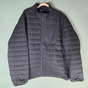 Girlfriend Collective Womens Packable Puffer Jacket Size 5XL Black Sustainable